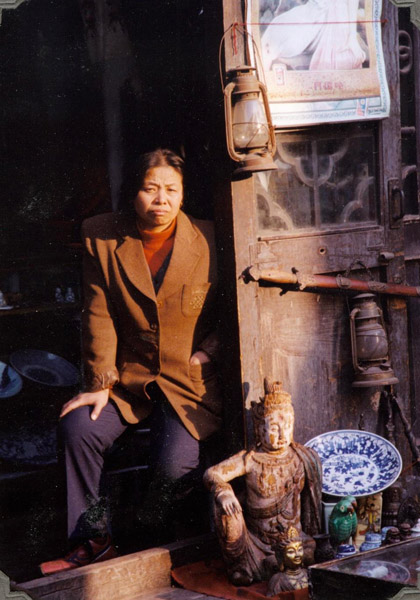 An antique shop in Pingyao, a UNESCO World Heritage site in Shanxi Province. (Photo: Naomi Hellmann)