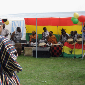 Ghanaian musicians, Ghana@50 celebrations, Berlin. (Photo: Boris Nieswand)
