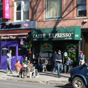 Street cafe. (Photo: Steven Vertovec)