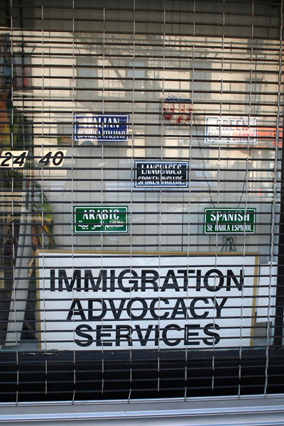 Multi-lingual immigration advocacy. (Photo: Steven Vertovec)