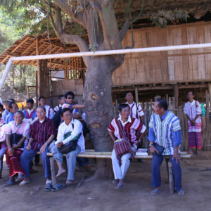 Karen Missionare und Evangeliker in Mae Ru Ma Luang. (Photo: Alexander Horstmann)