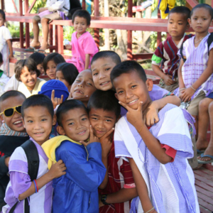 Kinder in der Schule, Nordwestthailand. (Photo: Alexander Horstmann)