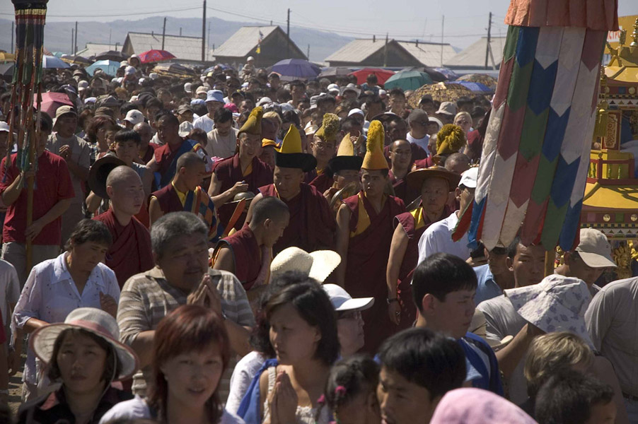 Maidari Festival, Ivolginsky Buddhist Monastery, July 2005. (Photo: Justine Buck Quijada)