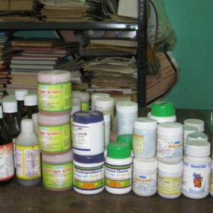 Siddha Pharmaceuticals in a Primary Health Centre, Tamil Nadu 2009. (Photo: Gabriele Alex)