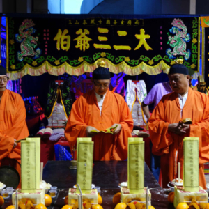 Singapore – Taoist priests performing a pudu ritual for ancestors. (Photo: Fabian Graham)