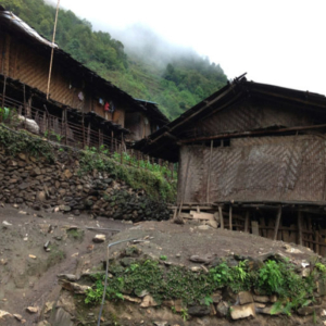 Lisu traditional housing, Maguadi Village, Lushui County, 15 June 2014. (Photo: Ying Diao)