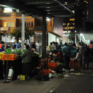 Market at Quarkstreet, Hillbrow, Johannesburg. (Photo: Dörte Engelkes)