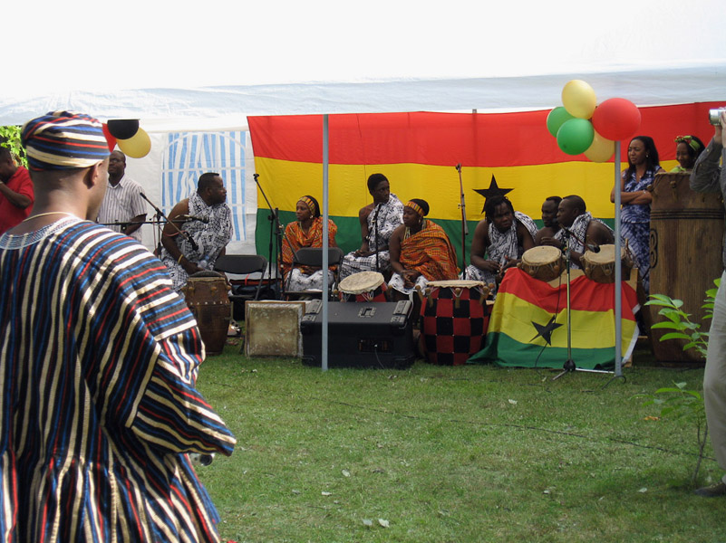 Ghanaian musicians, Ghana@50 celebrations, Berlin. (Photo: Boris Nieswand)