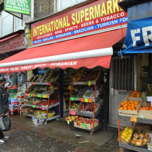 Corner-shop selling foods from all over the world. (Photo: Doerte Engelkes)