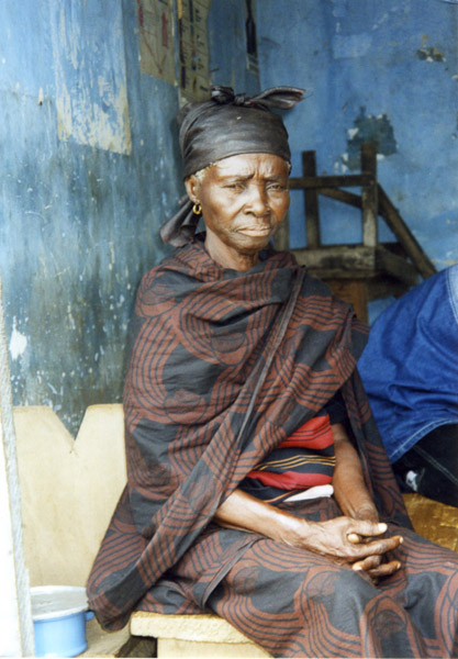Widow (Dormaa District, Ghana). (Photo: Boris Nieswand)