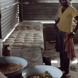 Cooking for ritual feast, southern Trinidad. (Photo: Steven Vertovec)